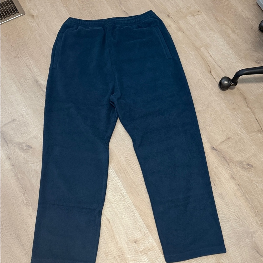 Yeezy Men's Navy Blue Fleece Joggers